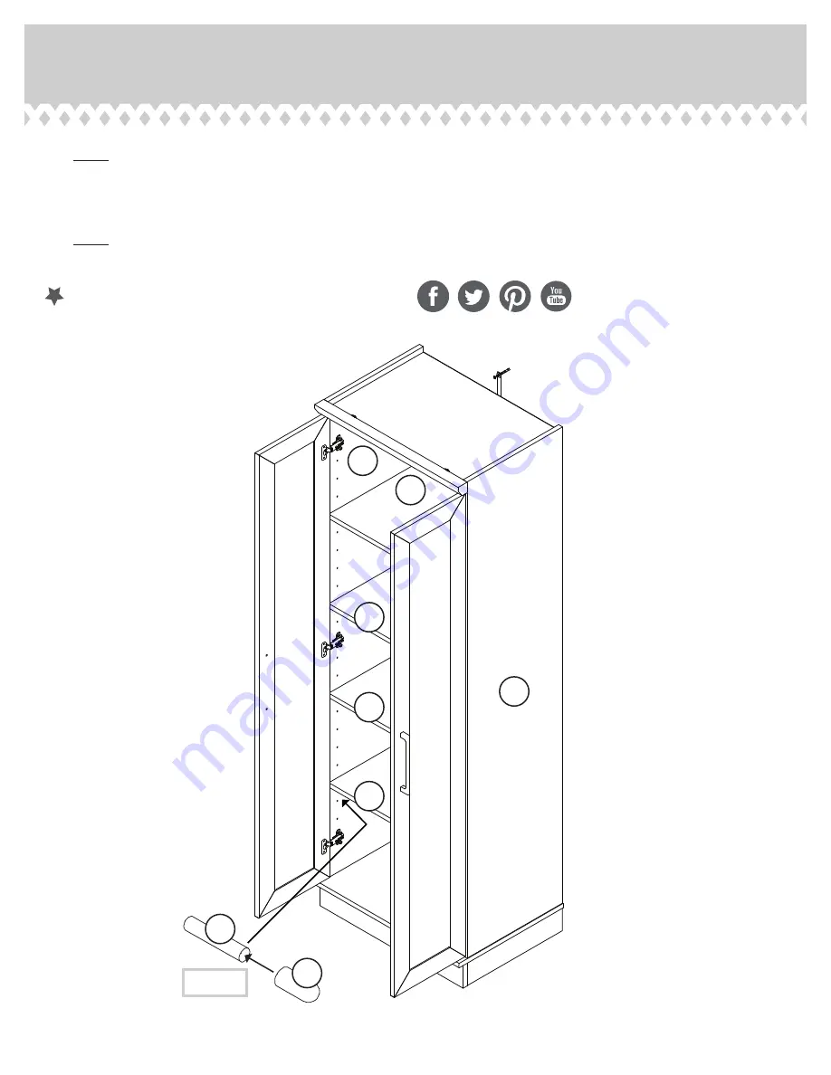 Sauder 411985 Скачать руководство пользователя страница 14