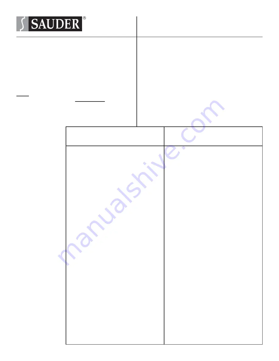 Sauder 412913 Instruction Booklet Download Page 12