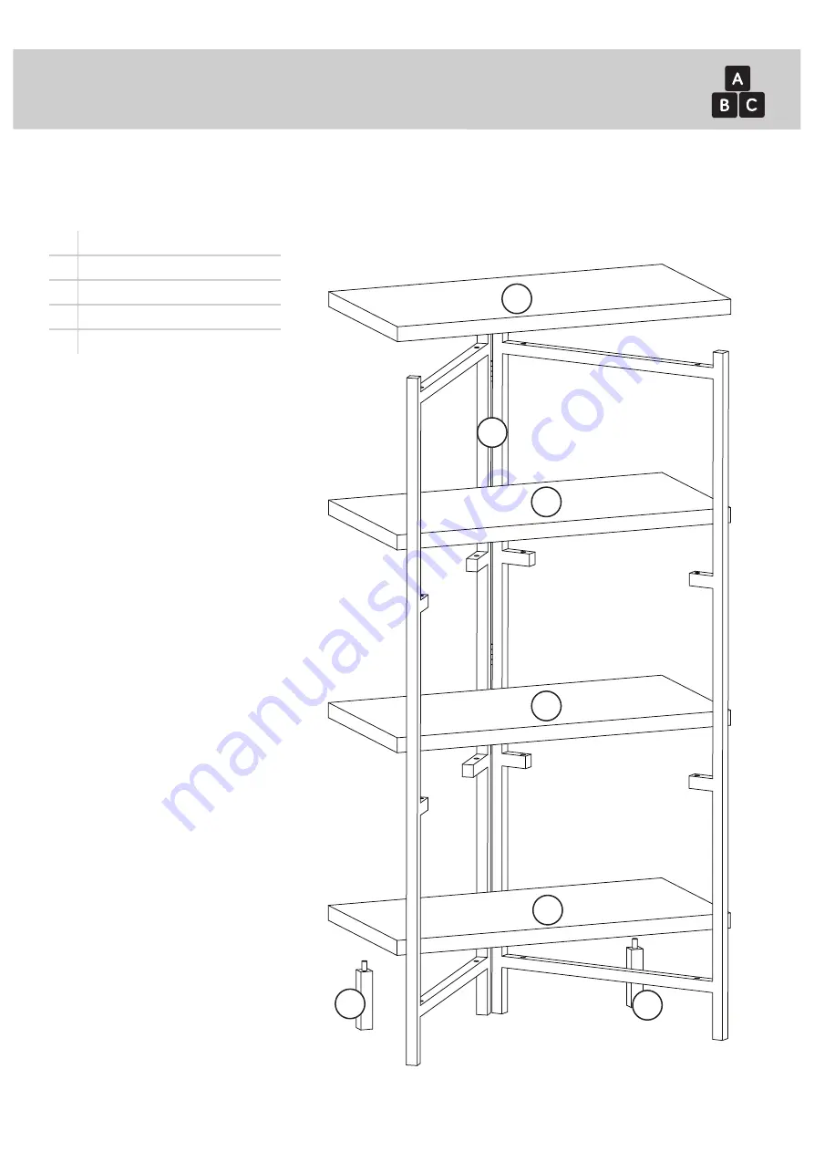 Sauder 423088 Скачать руководство пользователя страница 3