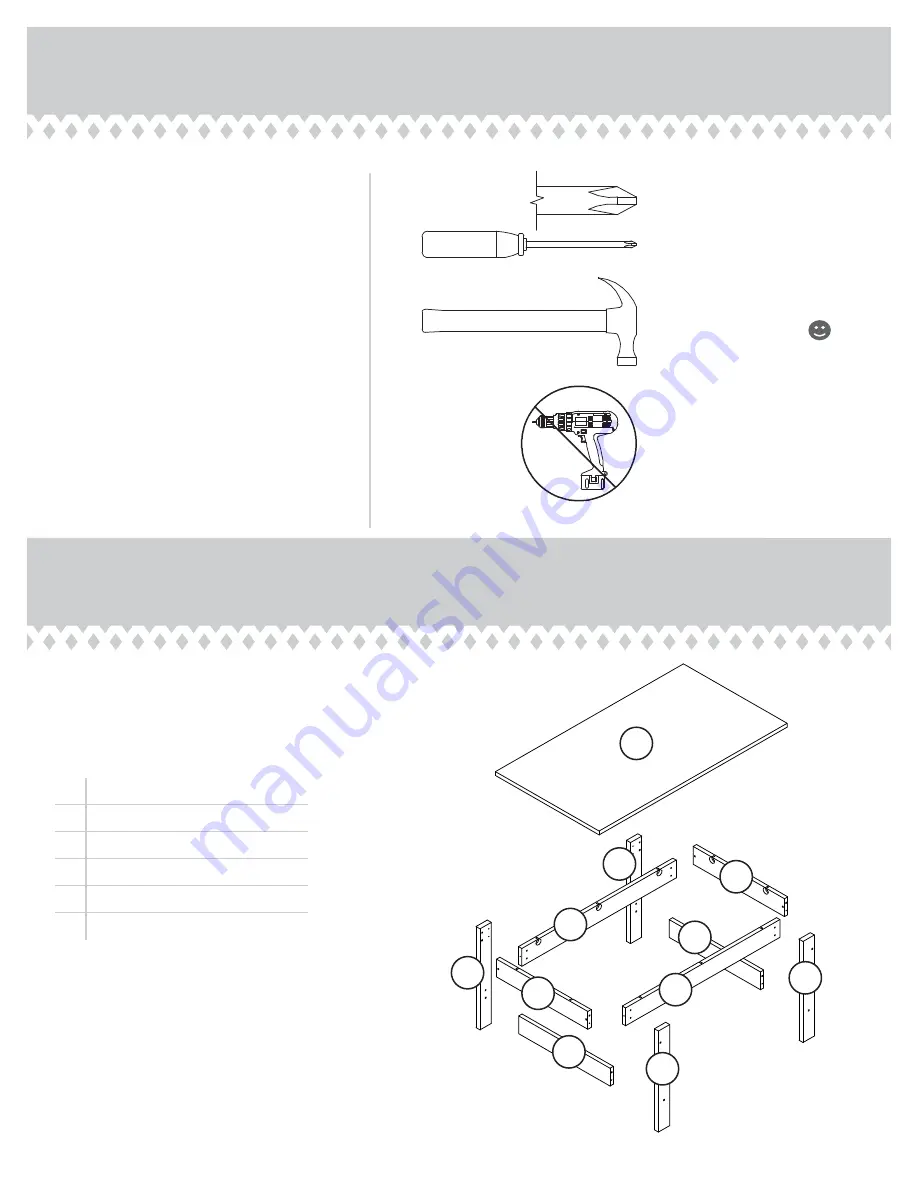 Sauder Beginnings 414291 Скачать руководство пользователя страница 2