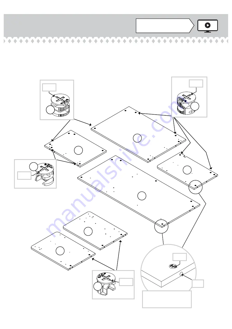 Sauder Harvey Park 420284 Manual Download Page 5