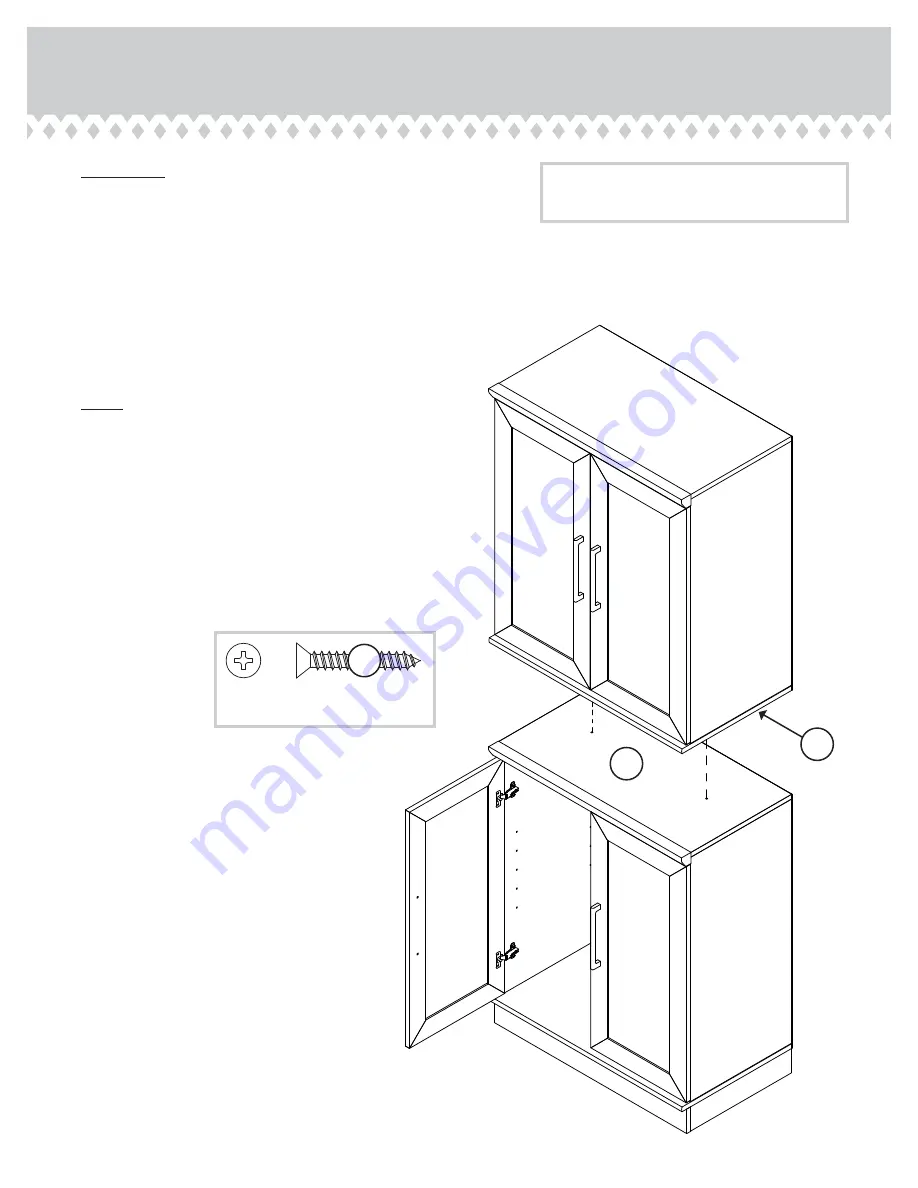 Sauder Home Plus Base Cabinet Скачать руководство пользователя страница 15