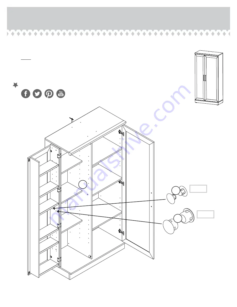 Sauder HomePlus 422428 Скачать руководство пользователя страница 40