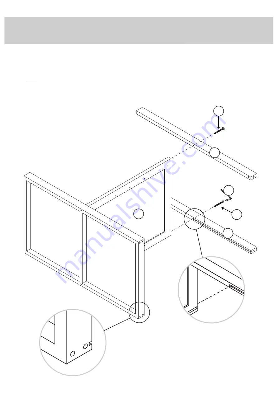 Sauder Kitchen Cart 419324 Скачать руководство пользователя страница 6