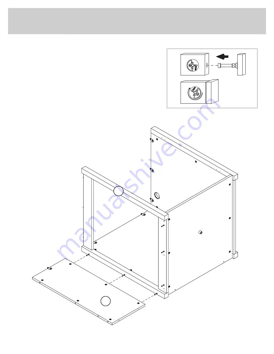 Sauder Litter Box Credenza Manual Download Page 12