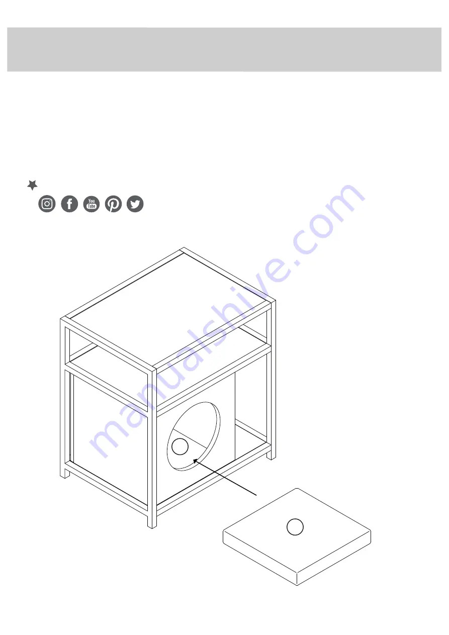 Sauder litterbox 427333 Скачать руководство пользователя страница 13