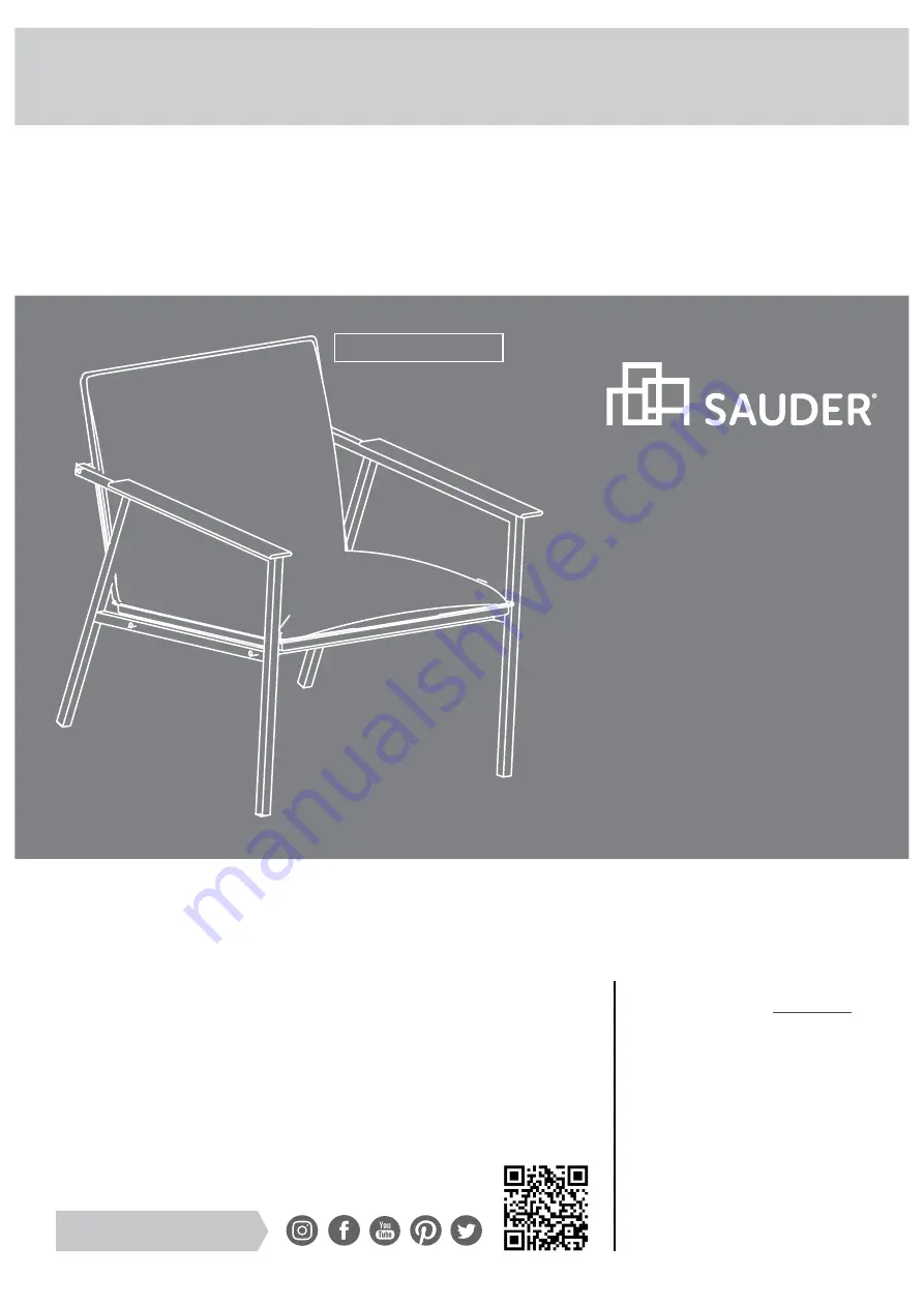 Sauder Nova Loft 425211 Скачать руководство пользователя страница 1