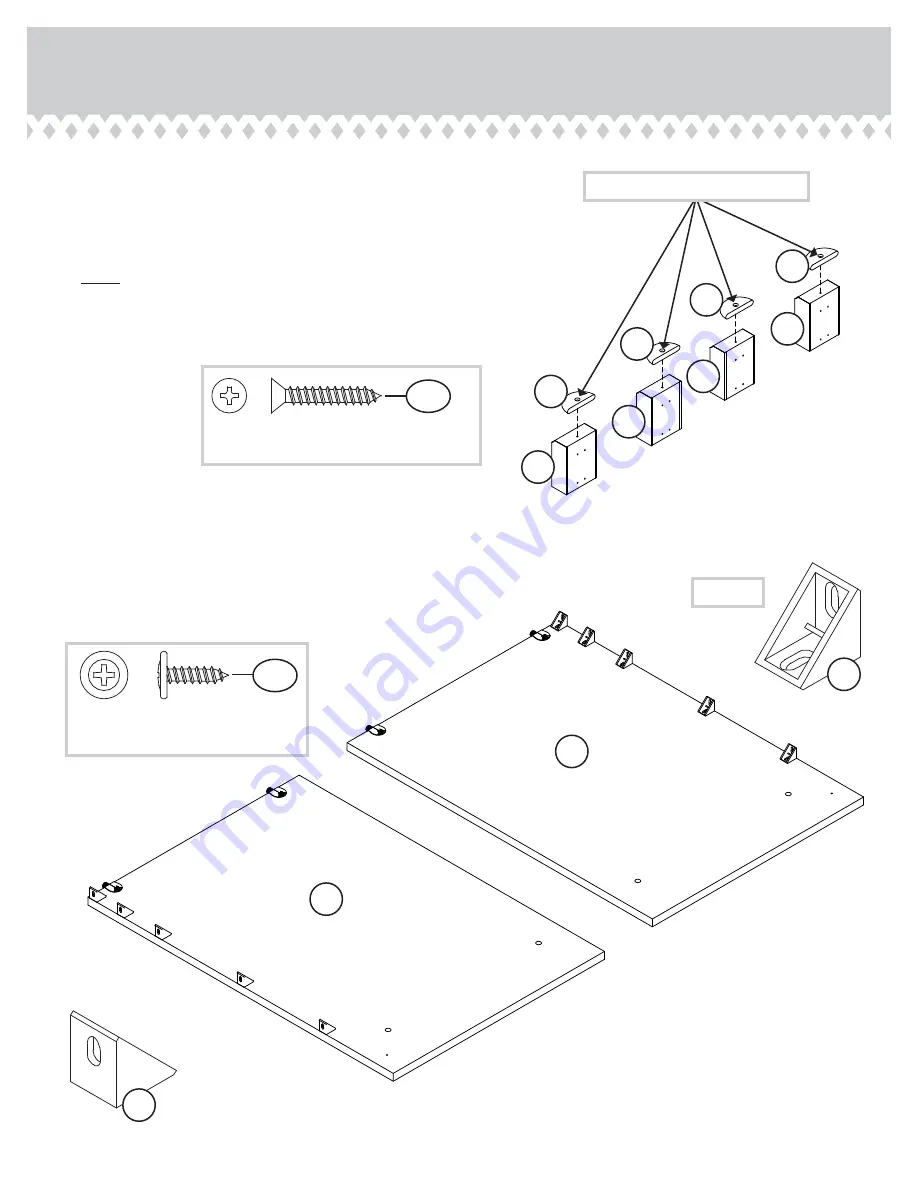 Sauder Palladia Collection Credenza 412079 Instruction Booklet Download Page 11