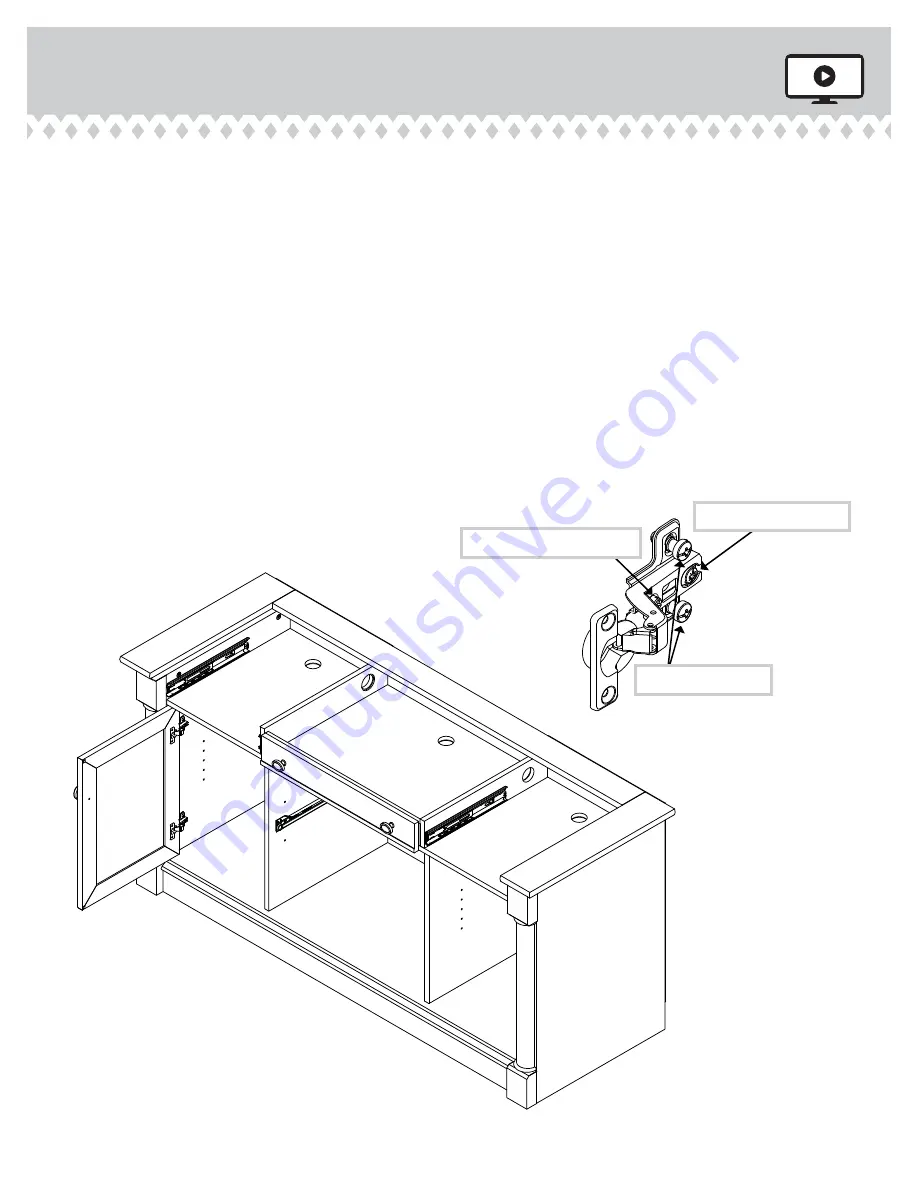 Sauder Palladia Collection Credenza 412079 Скачать руководство пользователя страница 31