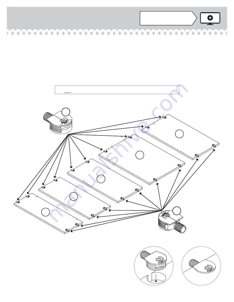 Sauder Pinwheel Collection 422600 Скачать руководство пользователя страница 5