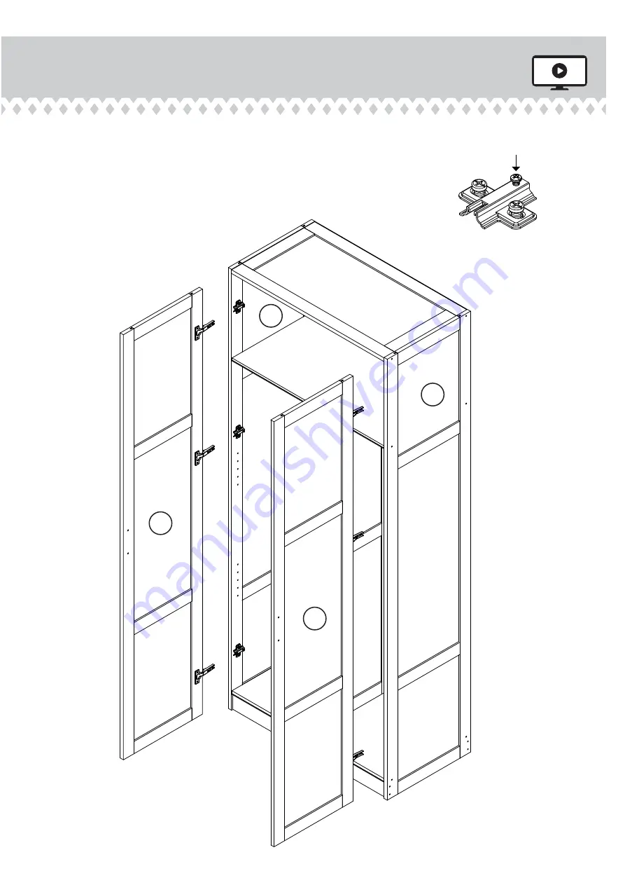 Sauder Storage Cabinet 419496 Скачать руководство пользователя страница 14