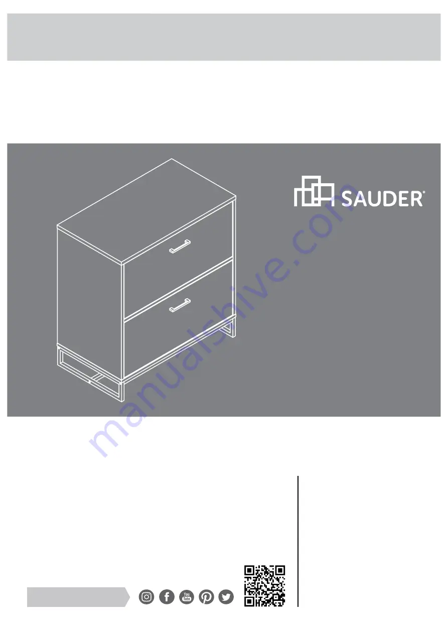 Sauder Tremont Row 427970 Скачать руководство пользователя страница 1