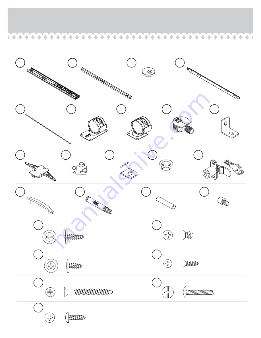 Sauder Via 419610 Manual Download Page 4