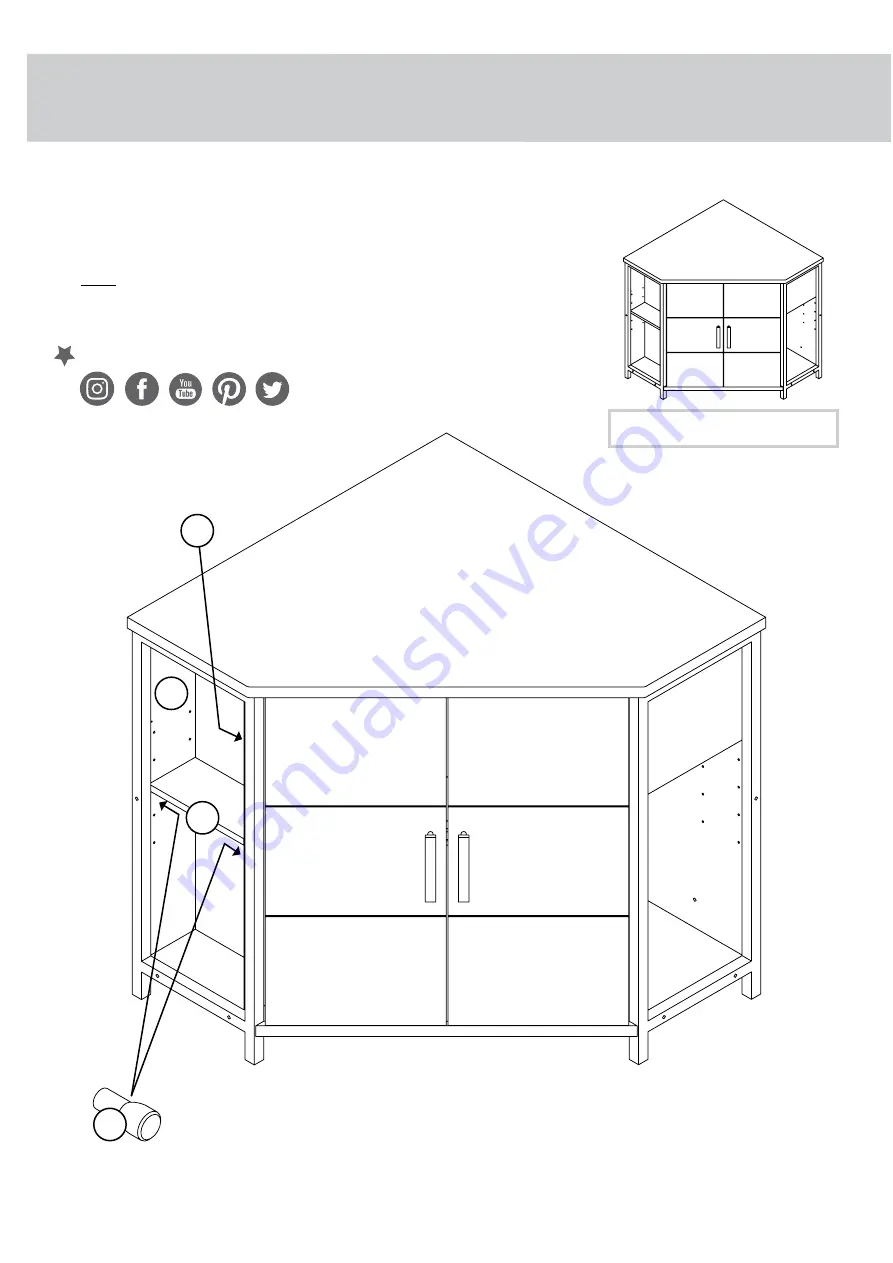 Sauder WHISKER Assembly Instructions Manual Download Page 19