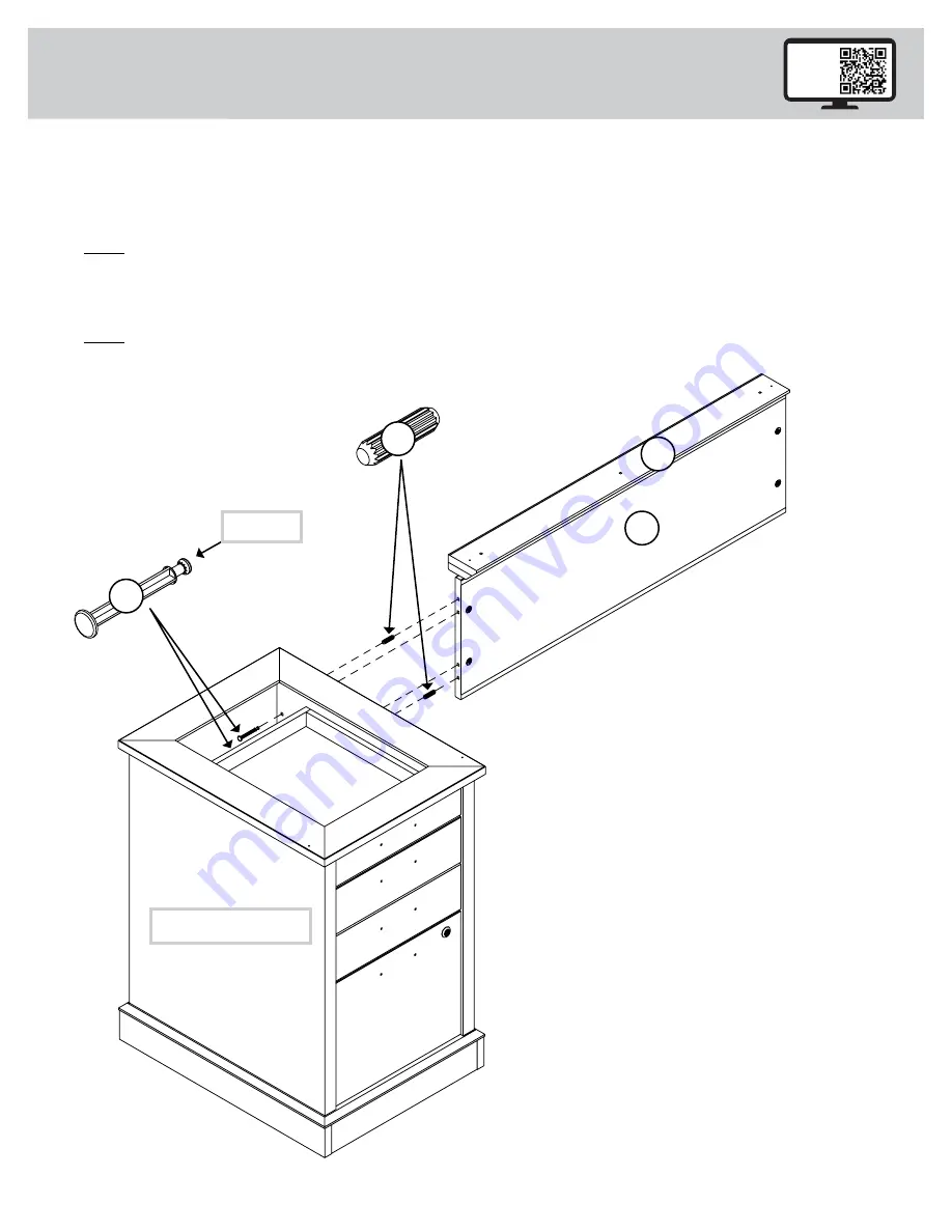 Sauder worksense MASON PEAK Credenza 427805 Скачать руководство пользователя страница 9