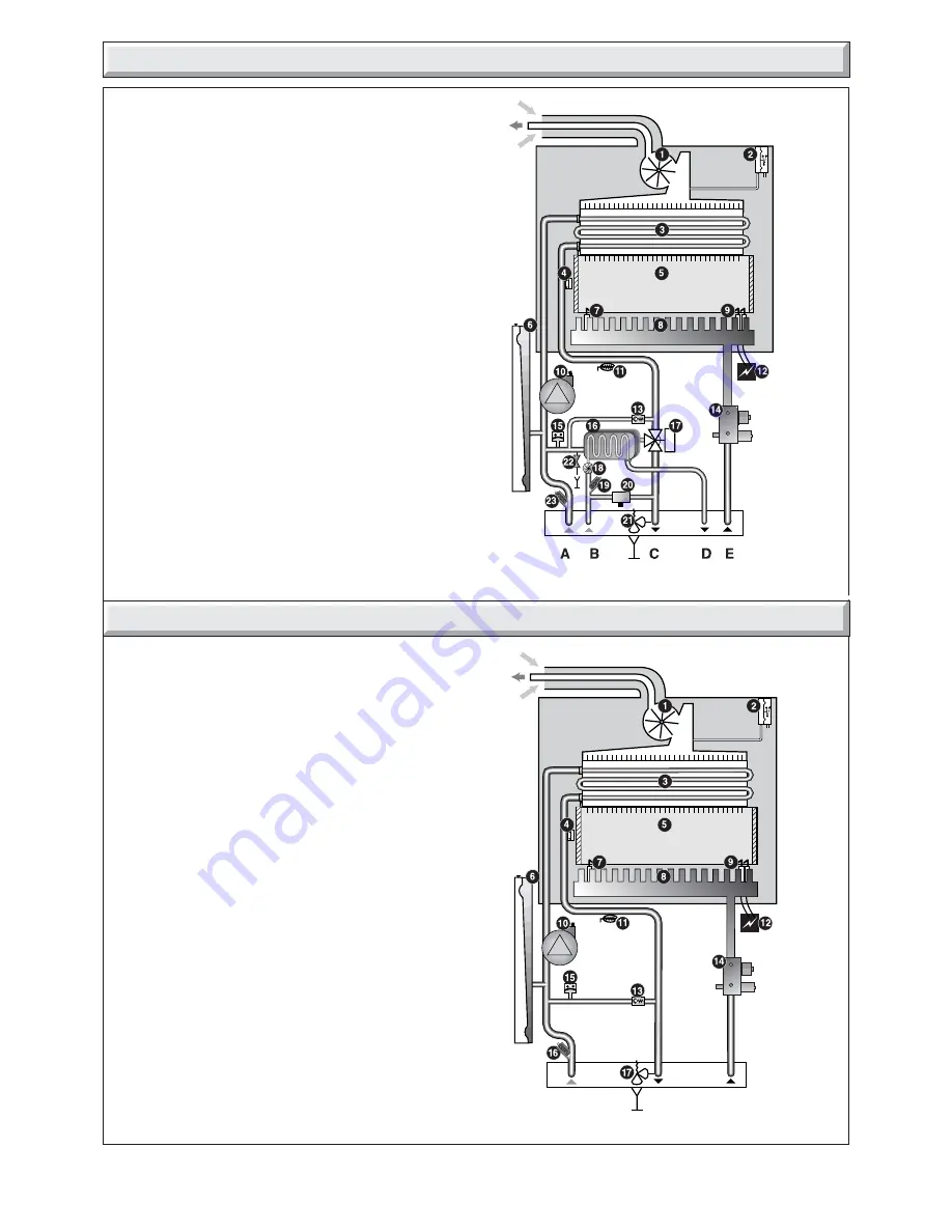 Saunier Duval Themaclassic F18E SB Instructions For Use Installation And Servicing Download Page 16