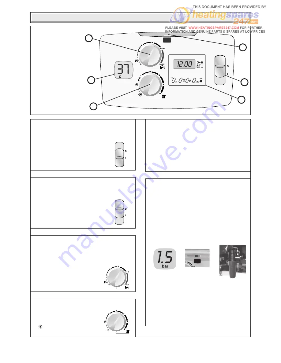 Saunier Duval Themaclassic F30E PLUS Instructions For Use Installation And Servicing Download Page 5