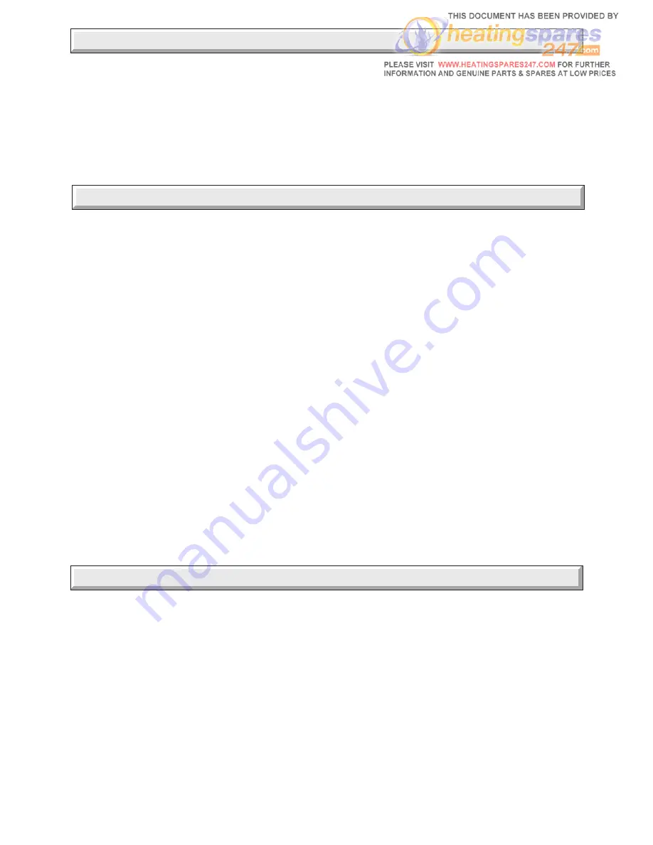 Saunier Duval Themaclassic F30E PLUS Instructions For Use Installation And Servicing Download Page 8