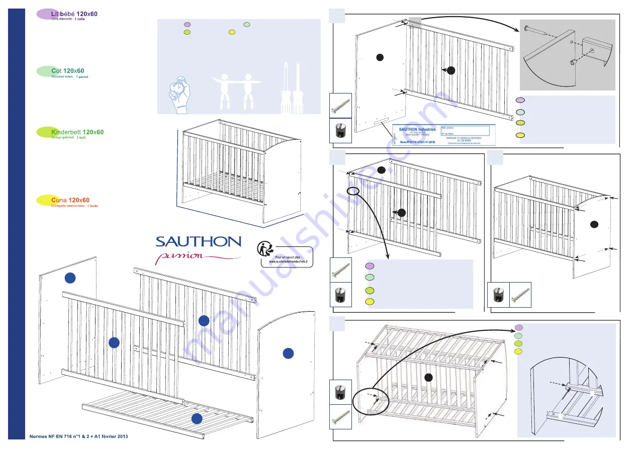 SAUTHON passion ANA RT031A Скачать руководство пользователя страница 1