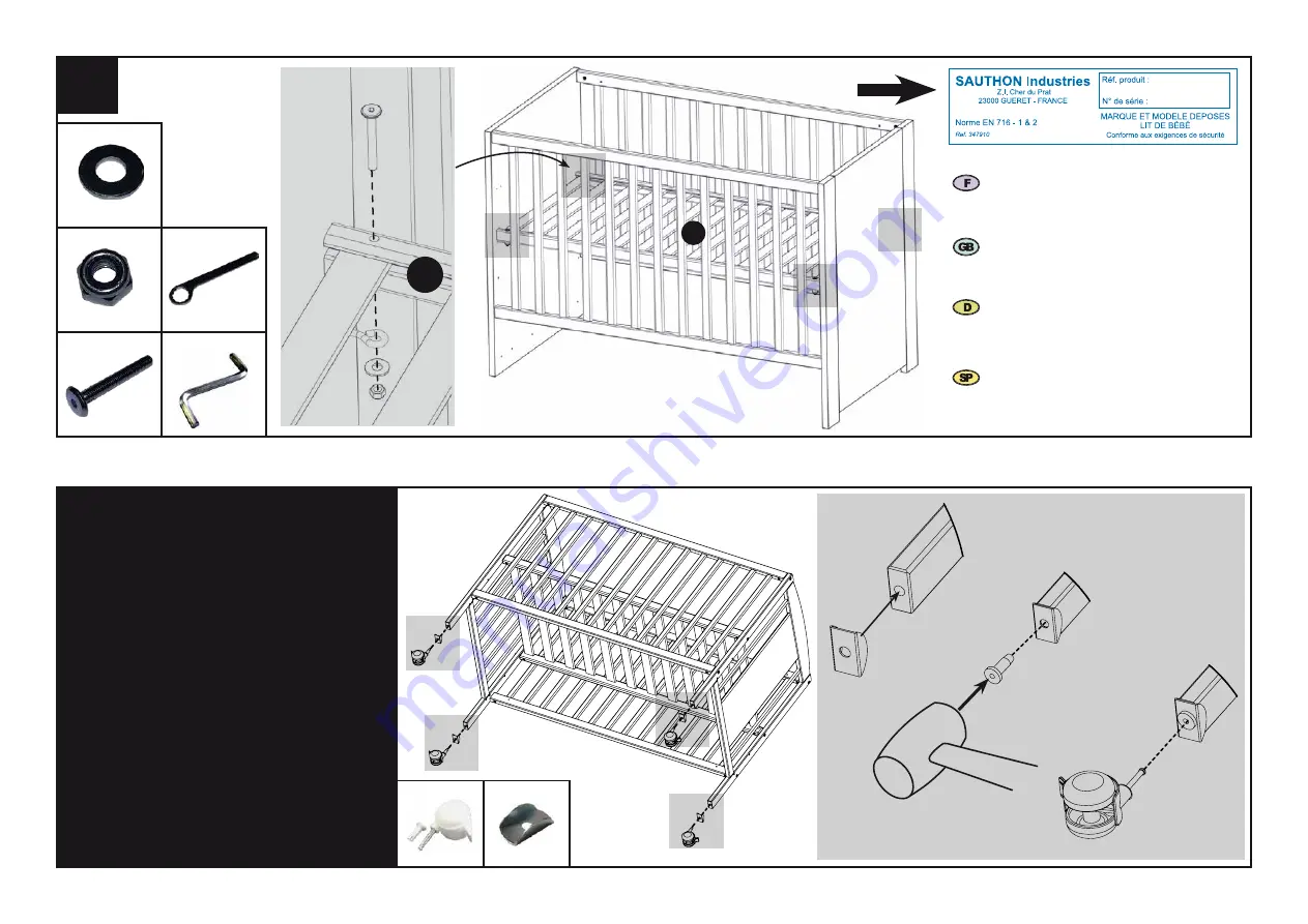 SAUTHON selection PURE BLANC & SILEX GX031A Technical Manual Download Page 8