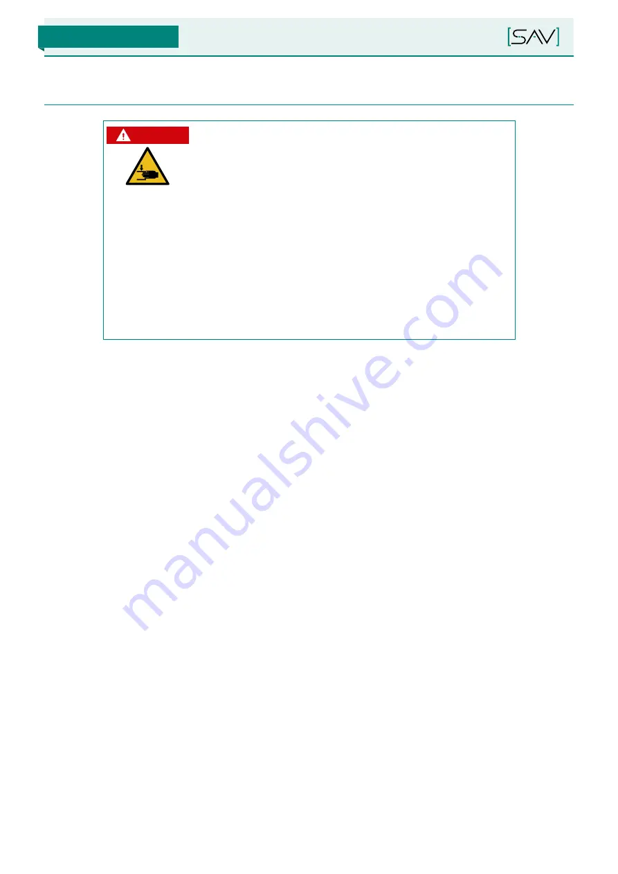 Sav 220.3 Operating Instructions Manual Download Page 20