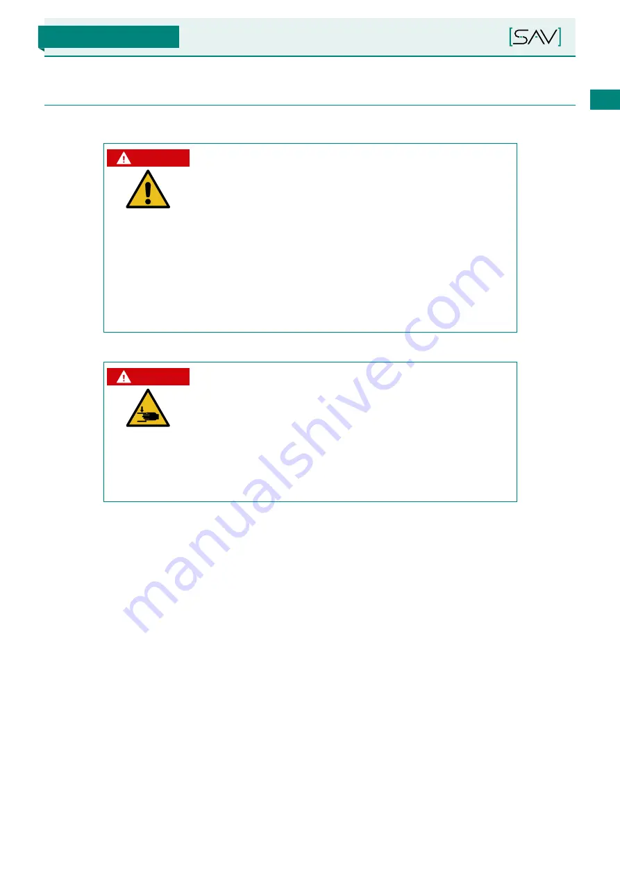 Sav 220.3 Operating Instructions Manual Download Page 25