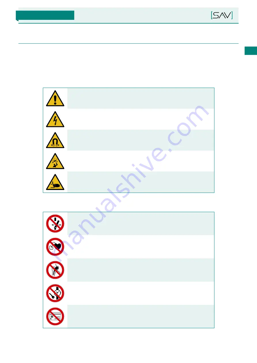 Sav 220.3 Operating Instructions Manual Download Page 31