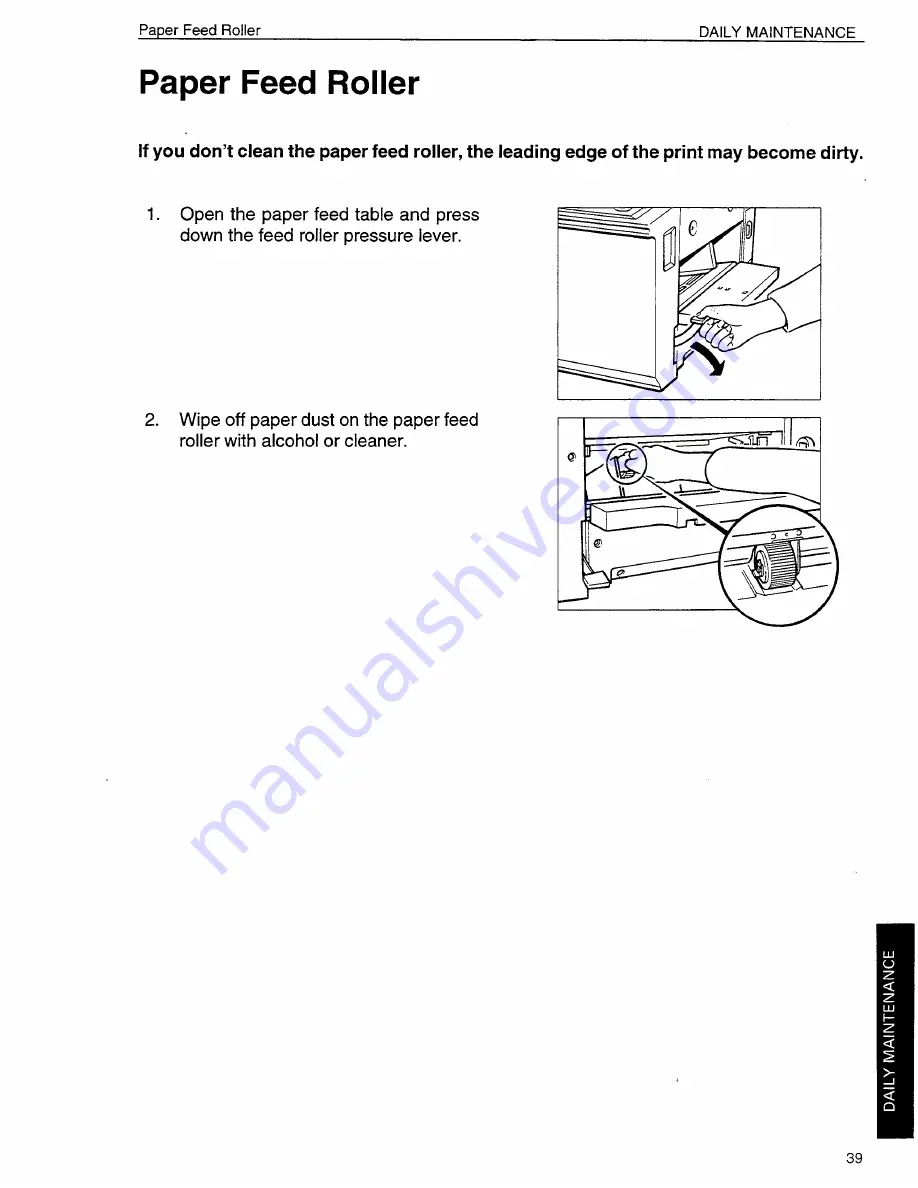 Savin 3100DNP Operating Instructions Manual Download Page 43