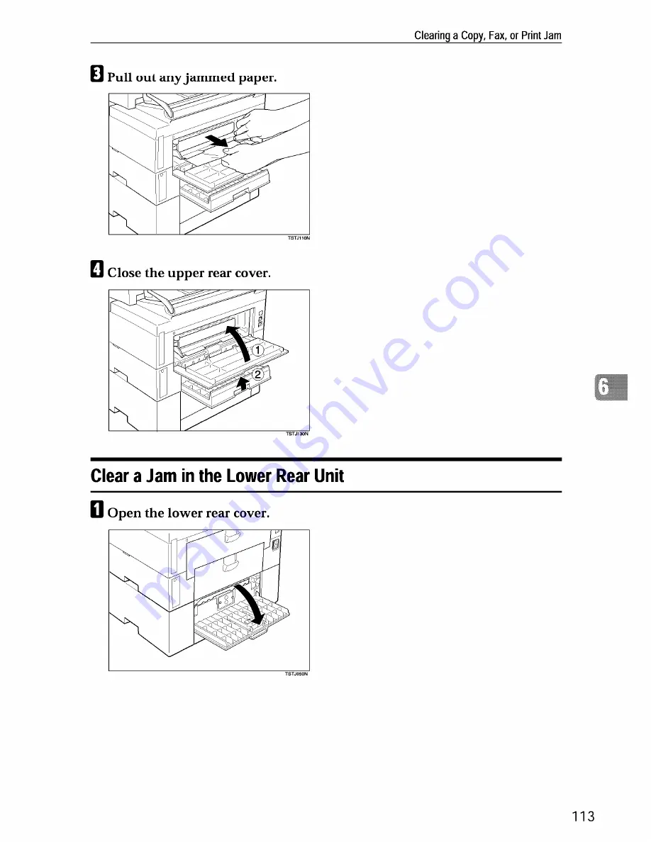 Savin 3651 Operating Instructions Manual Download Page 32