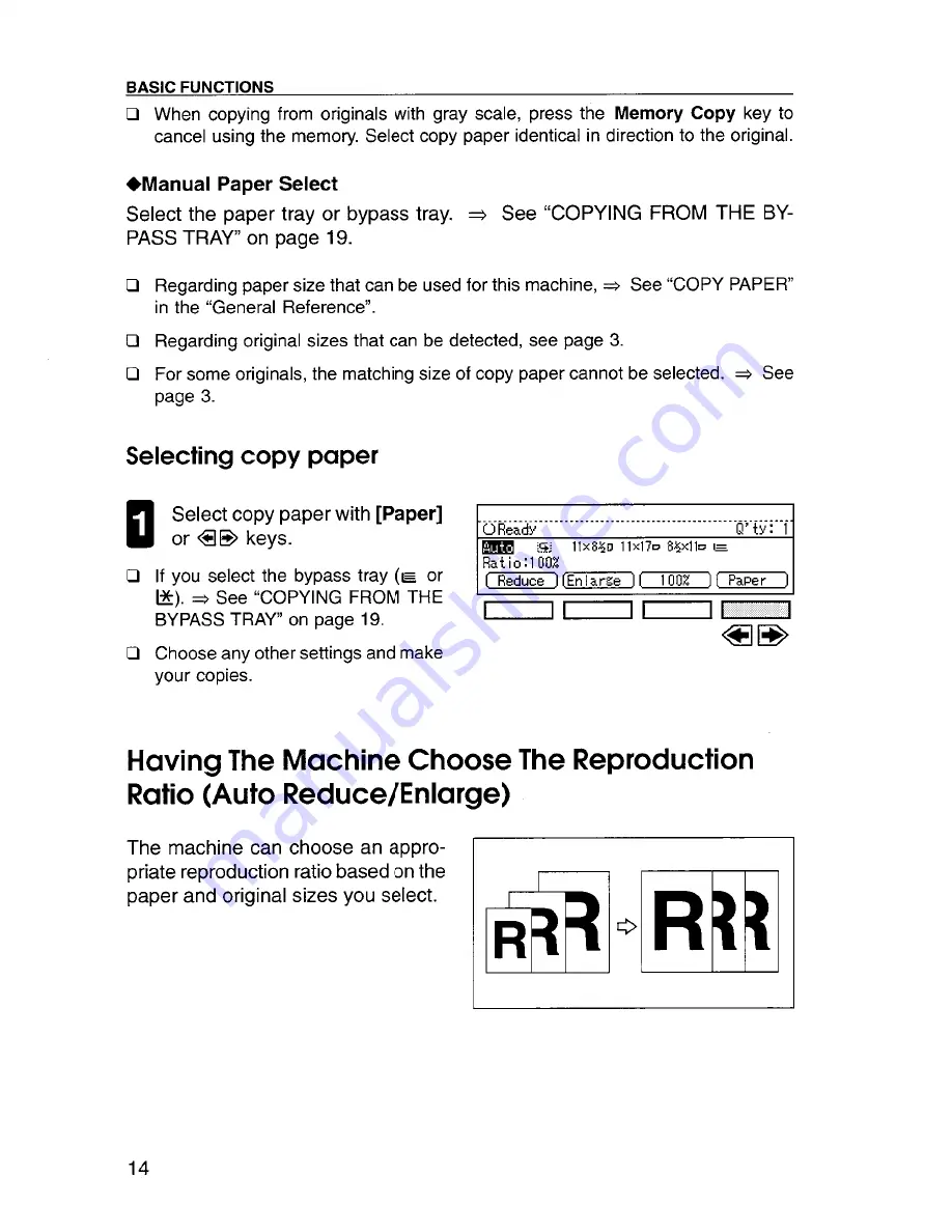 Savin 9920DP Copy Reference Manual Download Page 30