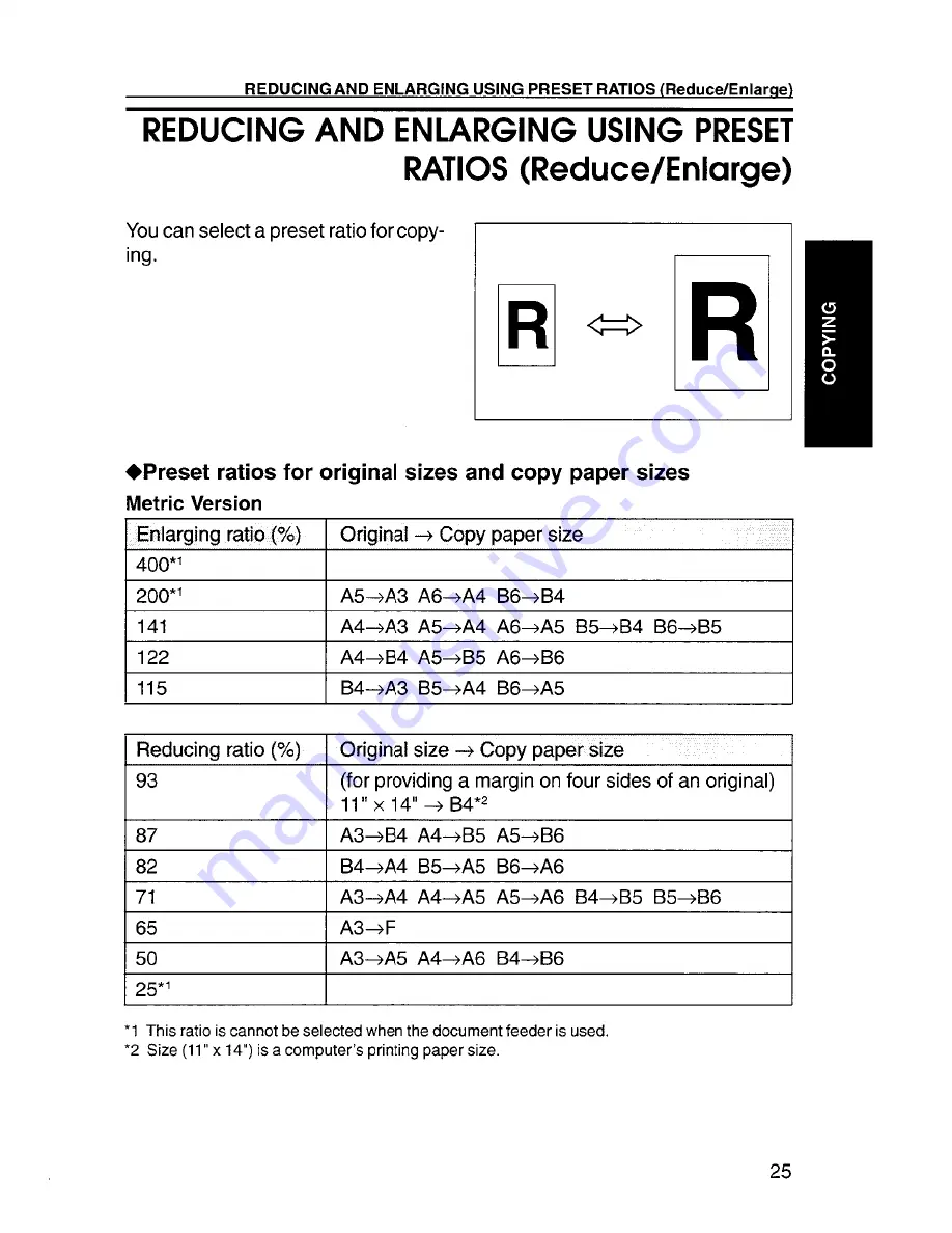 Savin 9920DP Copy Reference Manual Download Page 41