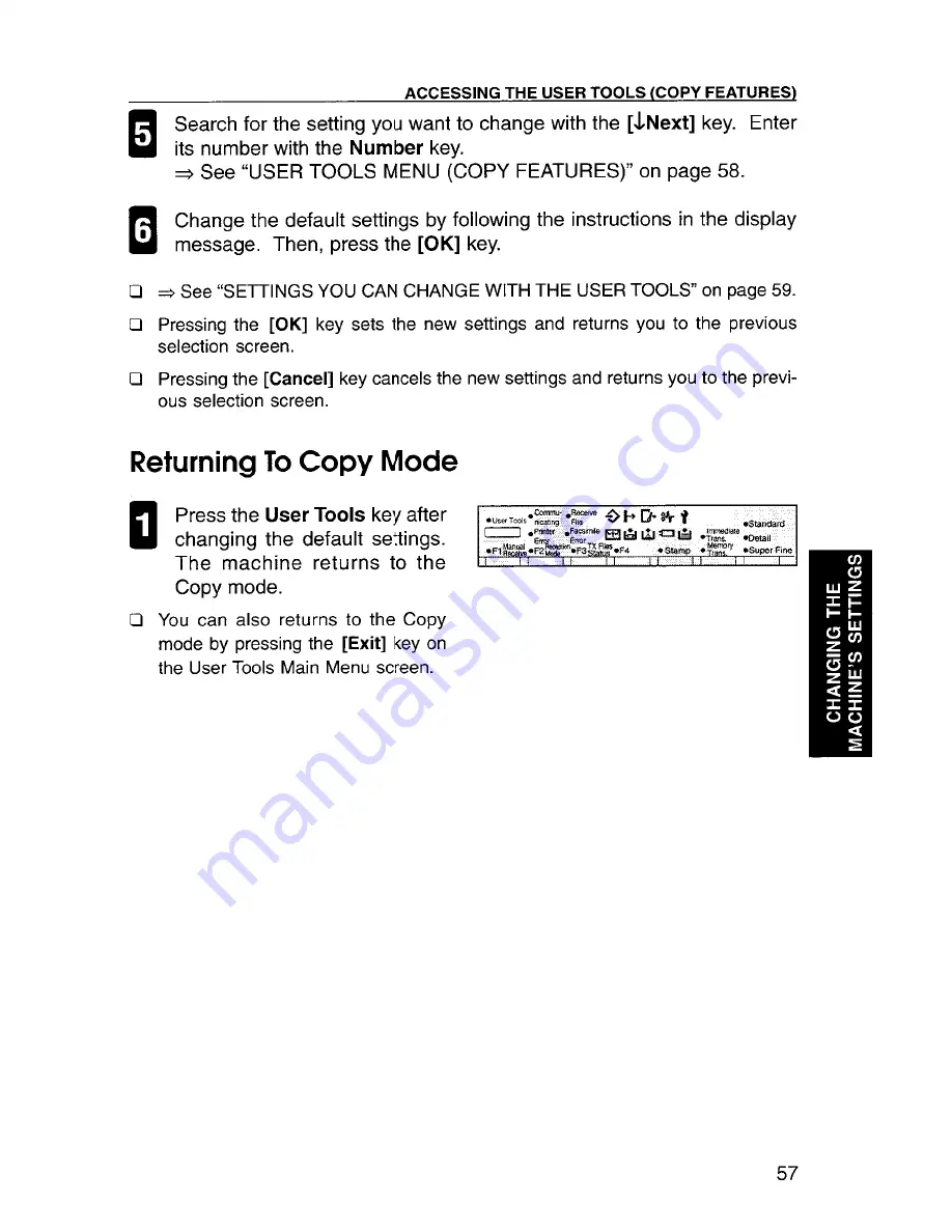 Savin 9920DP Copy Reference Manual Download Page 73