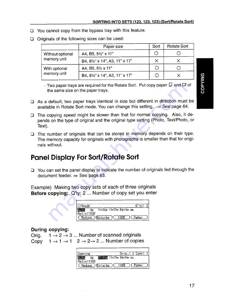 Savin 9920DP Скачать руководство пользователя страница 123