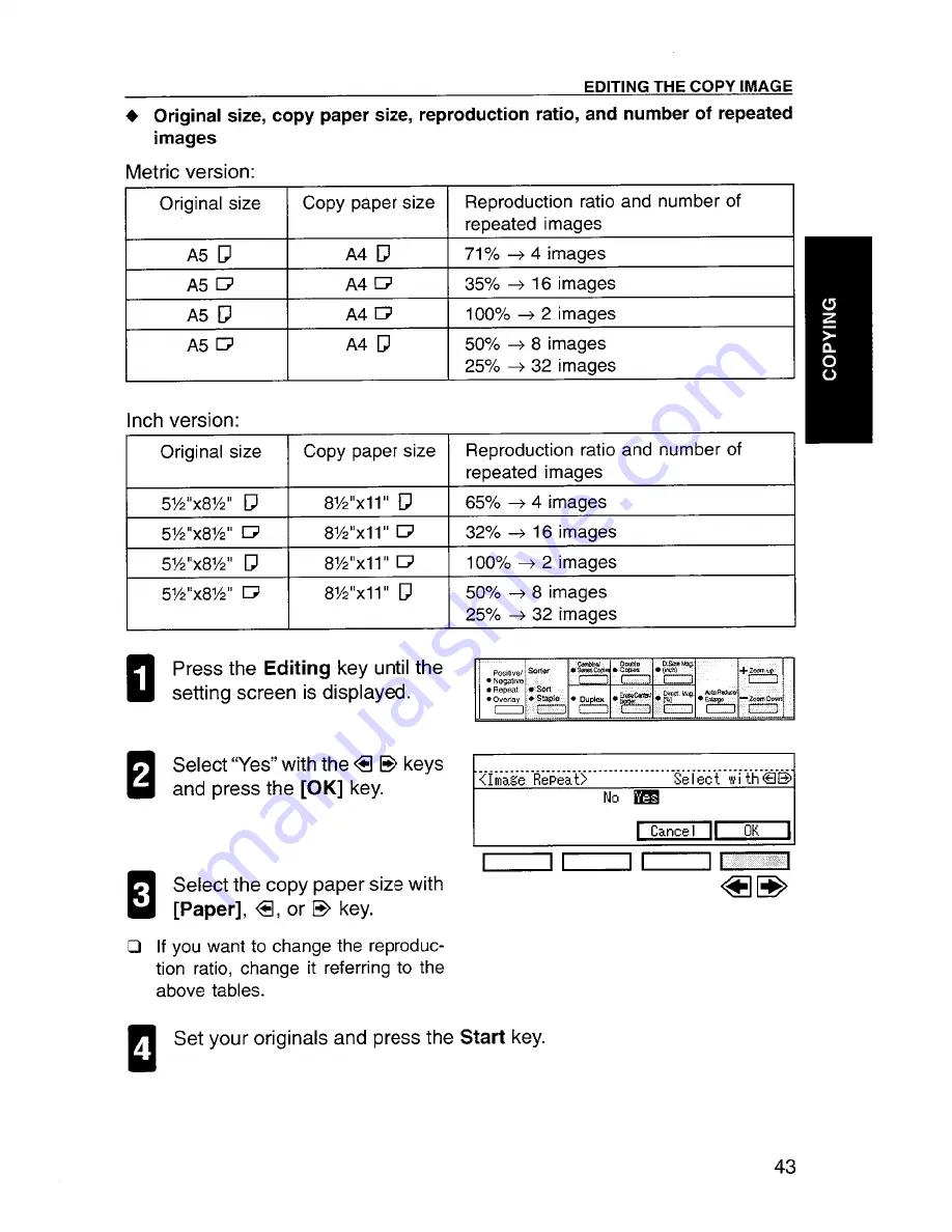 Savin 9920DP Copy Reference Manual Download Page 149