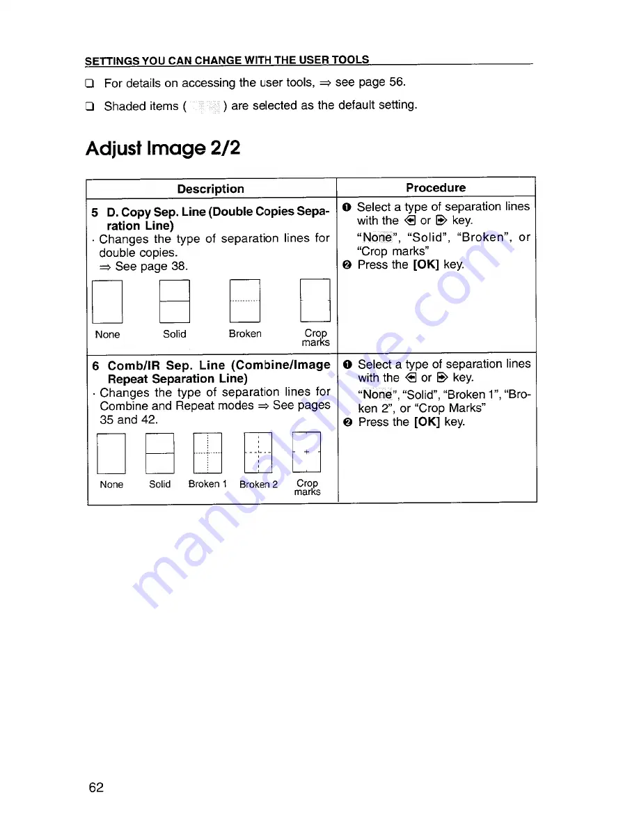 Savin 9920DP Copy Reference Manual Download Page 168