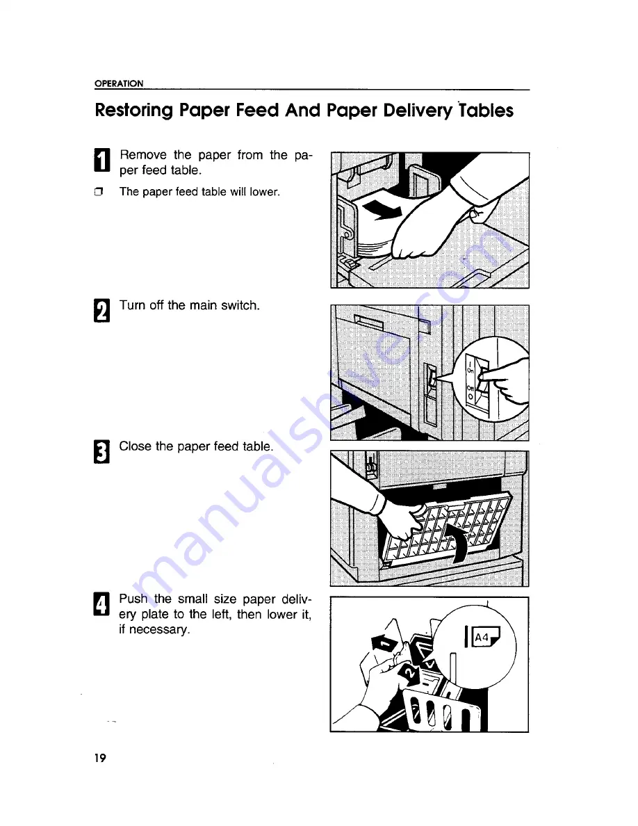 Savin Copier 3250DNP Operating Instructions Manual Download Page 28