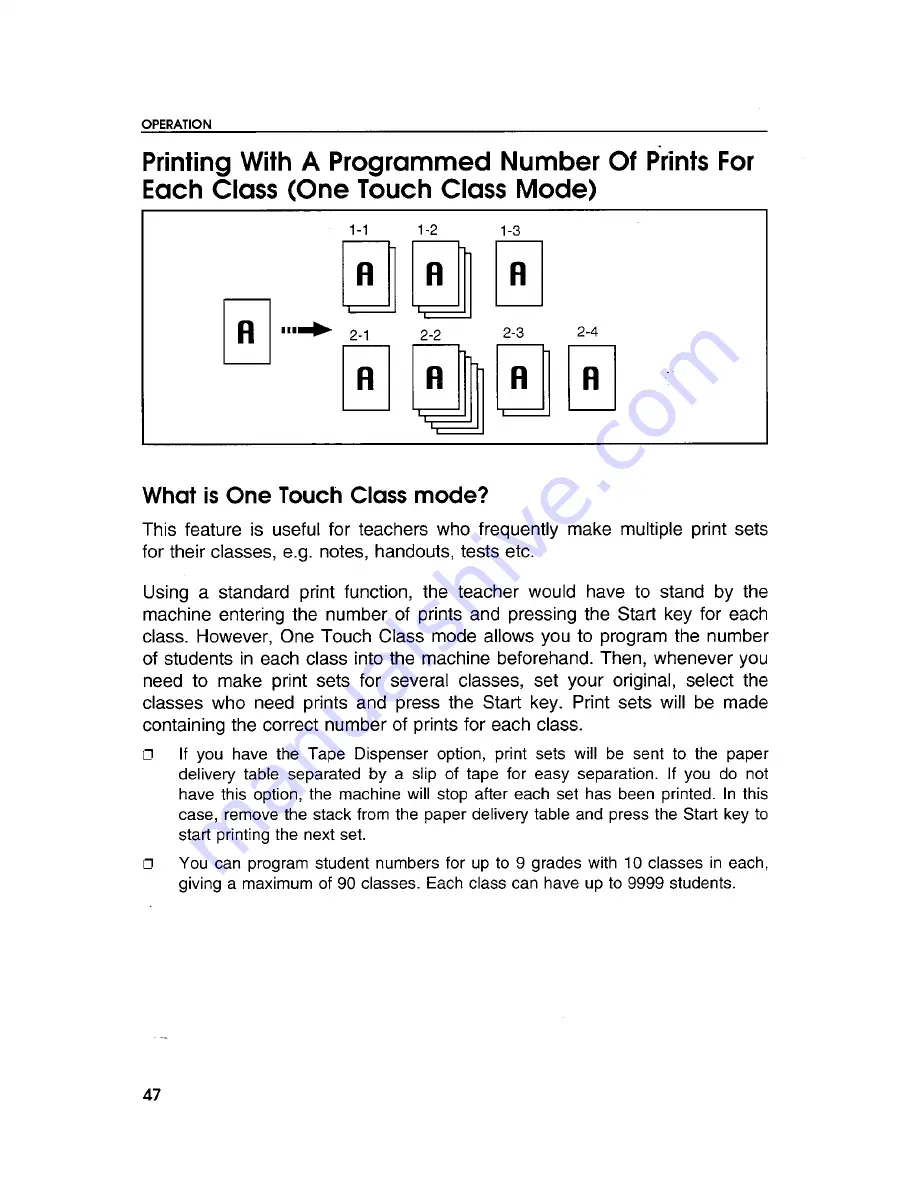 Savin Copier 3250DNP Operating Instructions Manual Download Page 56