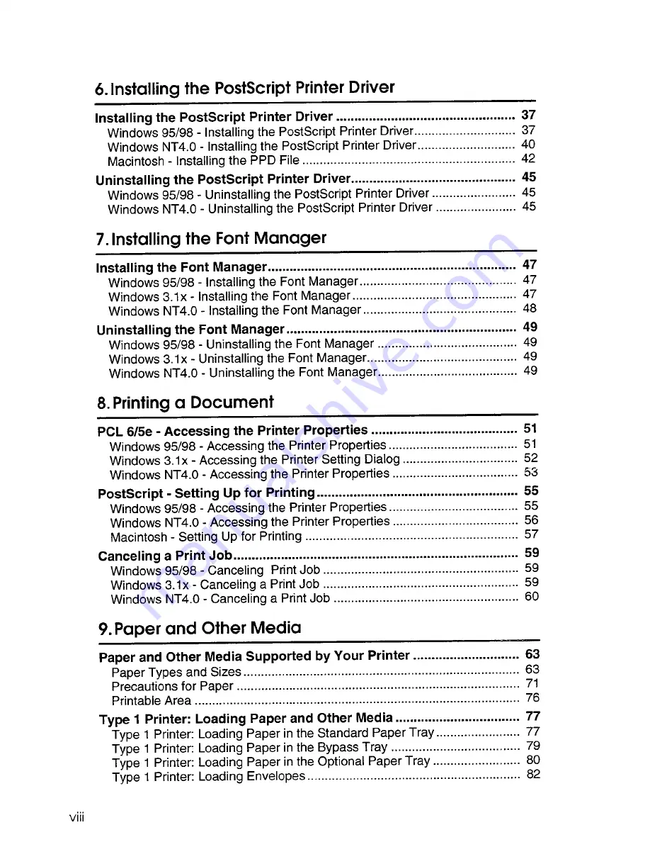 Savin SLP14 Operator'S Manual Download Page 10