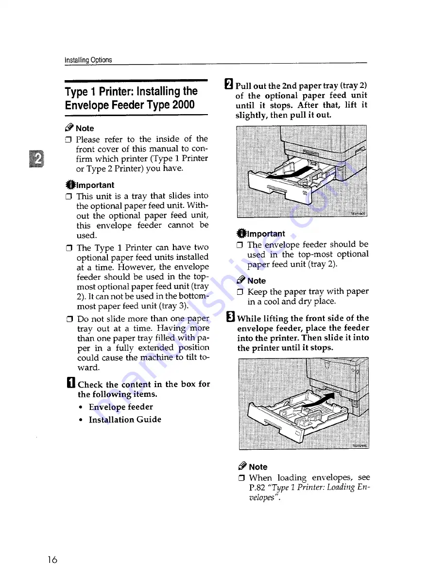 Savin SLP14 Operator'S Manual Download Page 28