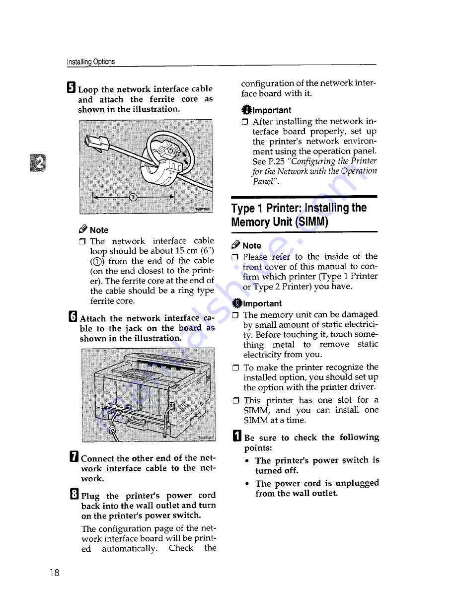 Savin SLP14 Operator'S Manual Download Page 30