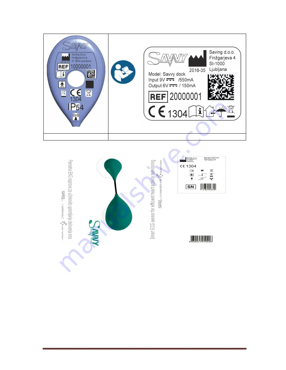 SAVING Savvy ECG User Manual Download Page 14