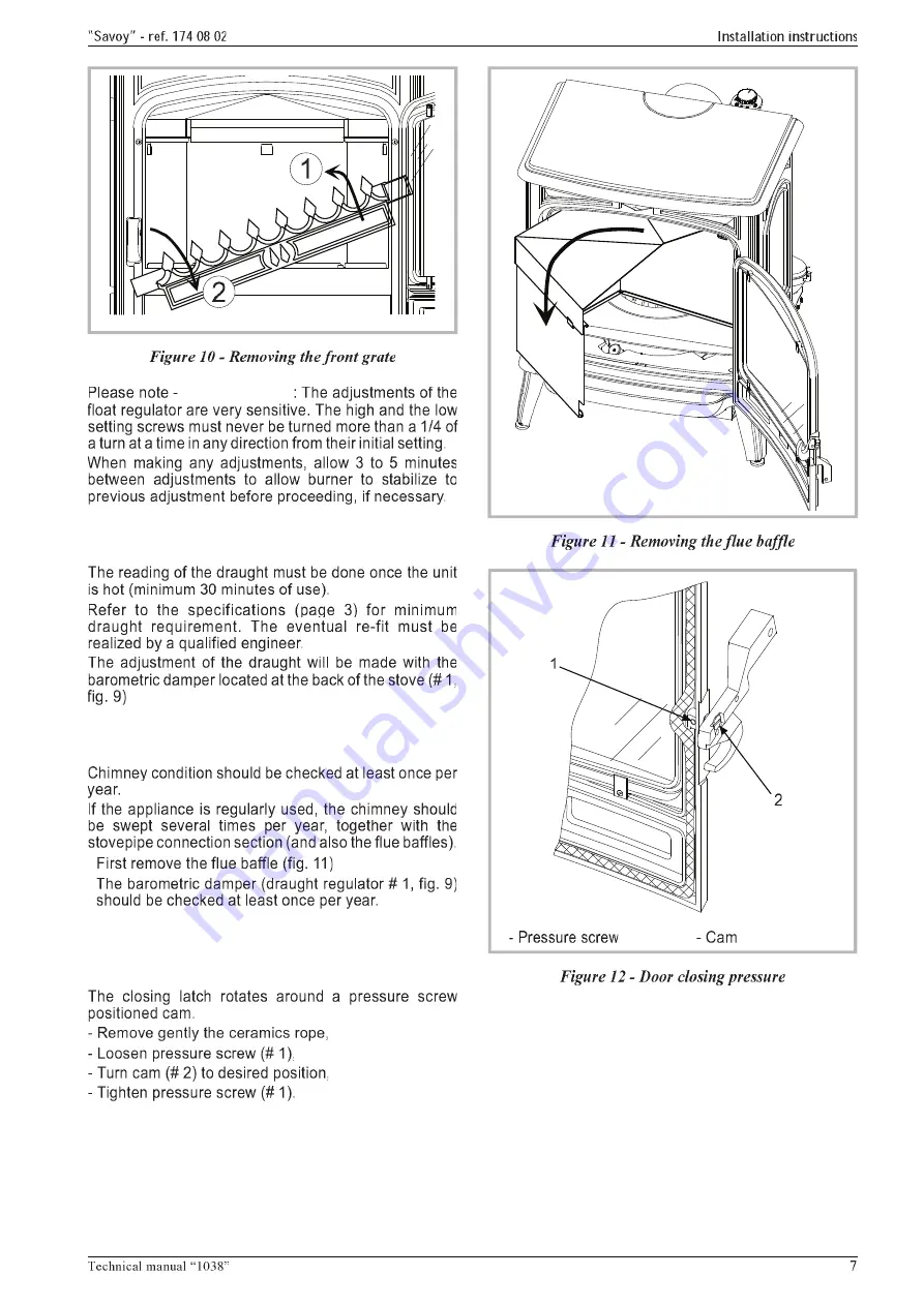 Savoie FRANCO BELGE 174 08 02 Technical Manual Download Page 7