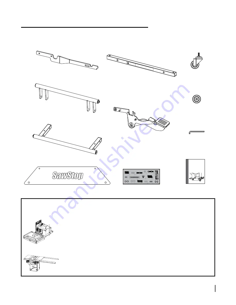 SawStop MB-PCS-000 Скачать руководство пользователя страница 3