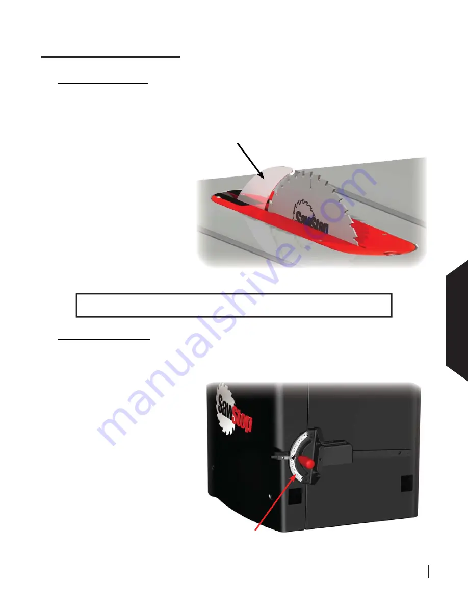 SawStop PCS31230 Owner'S Manual Download Page 51