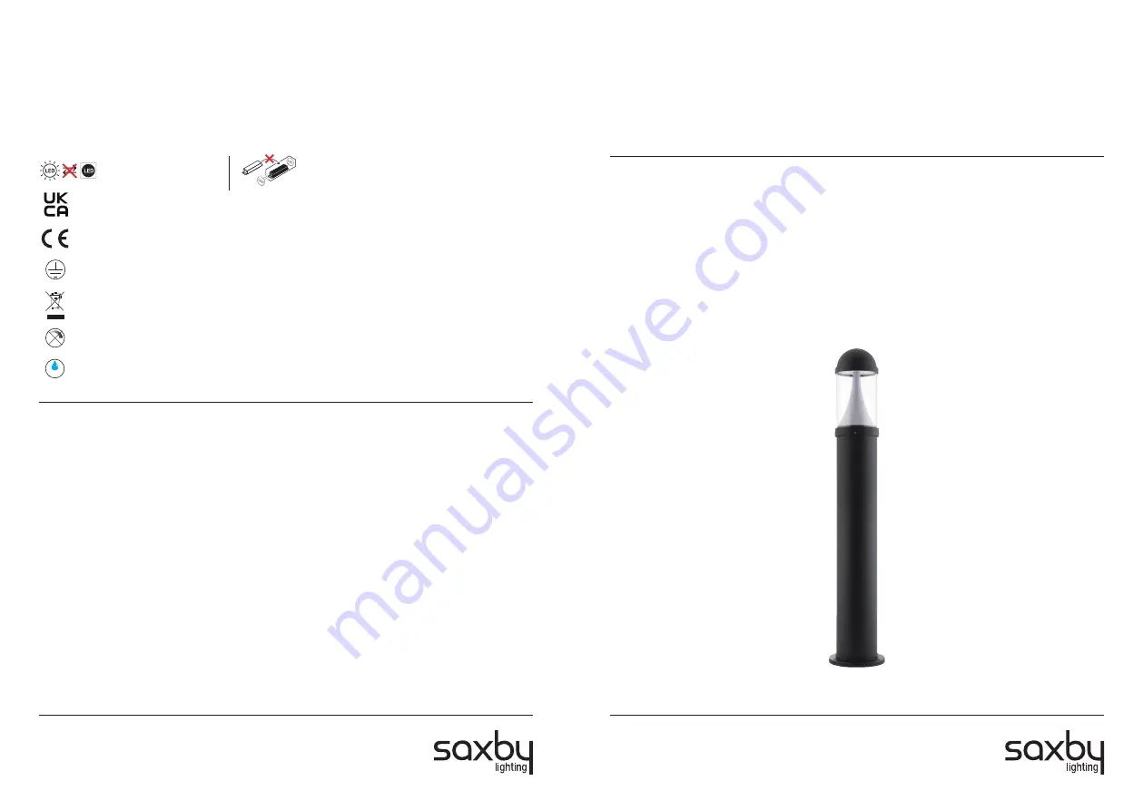 Saxby 92310 Instruction Manual Download Page 1