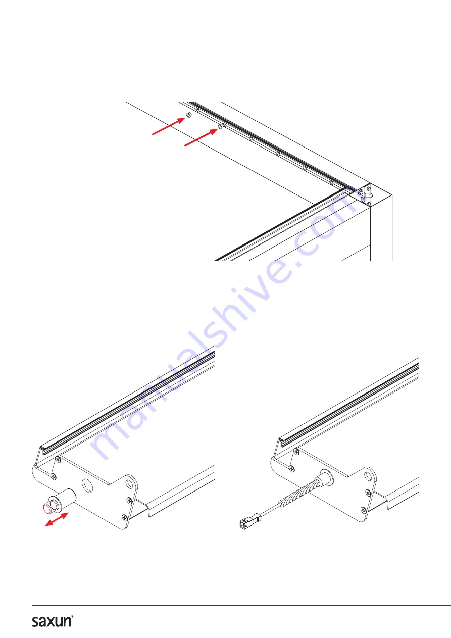 Saxun Bioclimatic Pergola P-150 Assembly Instructions Manual Download Page 16