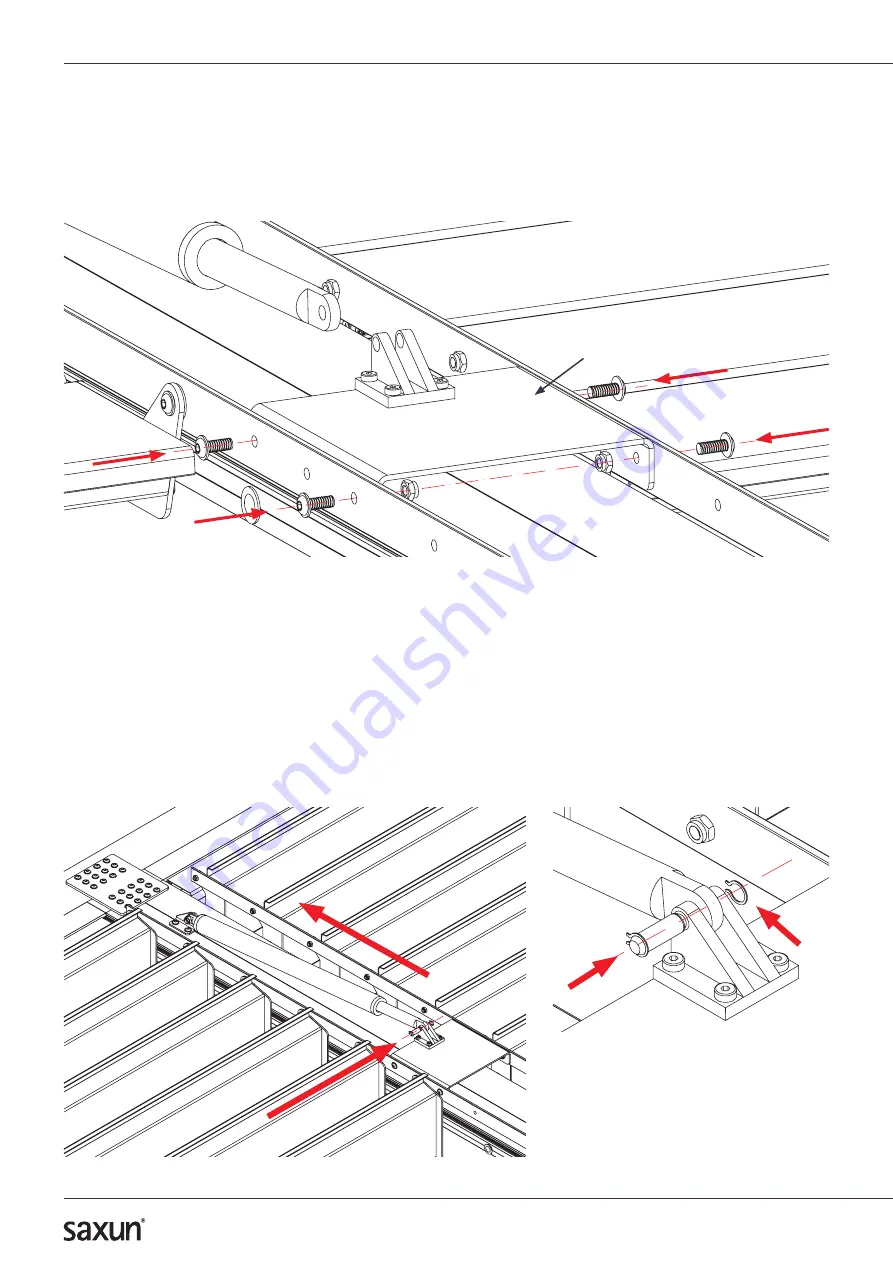 Saxun Bioclimatic Pergola P-150 Assembly Instructions Manual Download Page 20