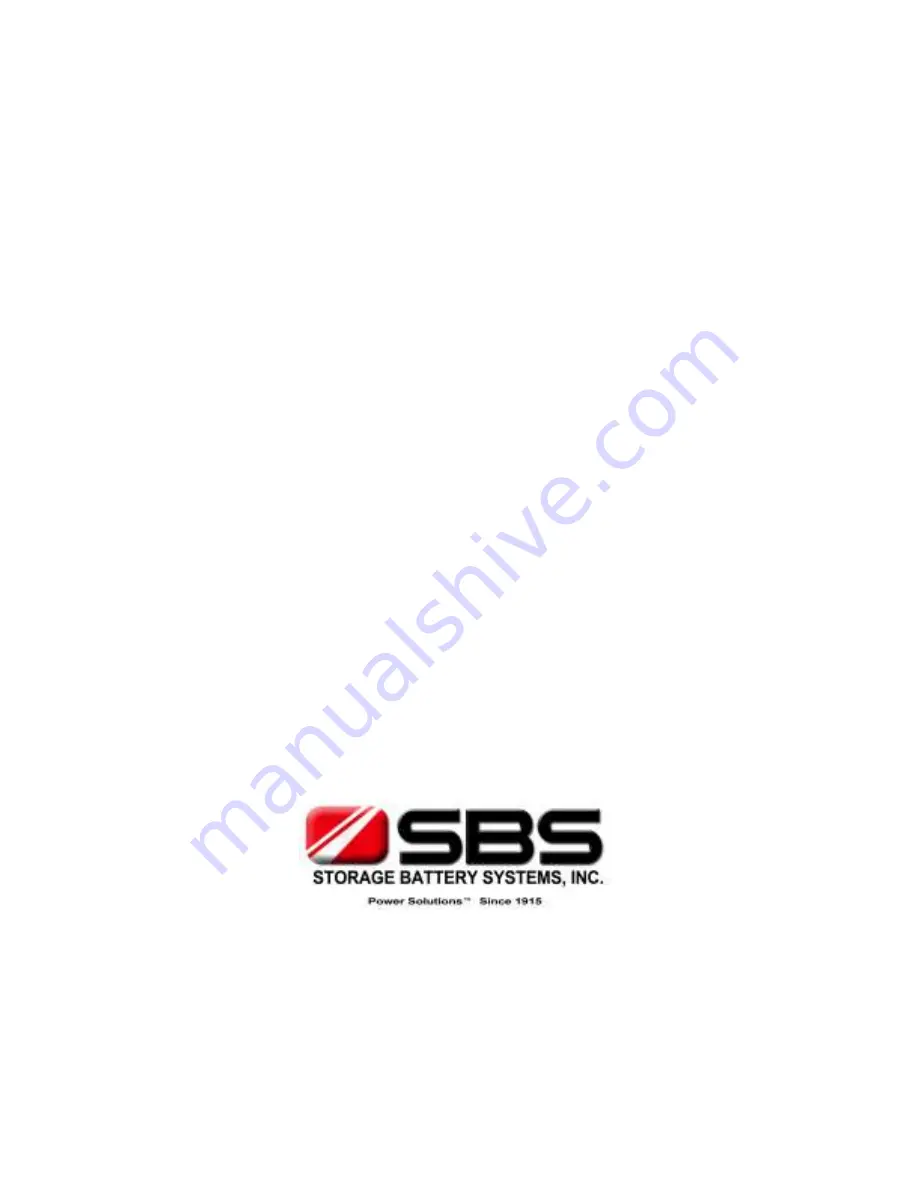 SBS SBS-6000 User Manual Download Page 1