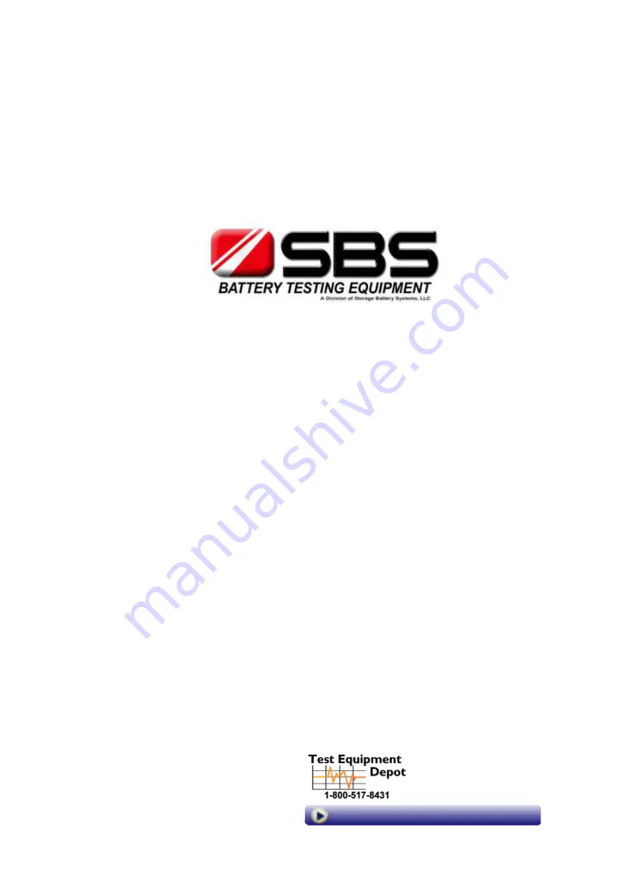 SBS SBS-6500 User Manual Download Page 1