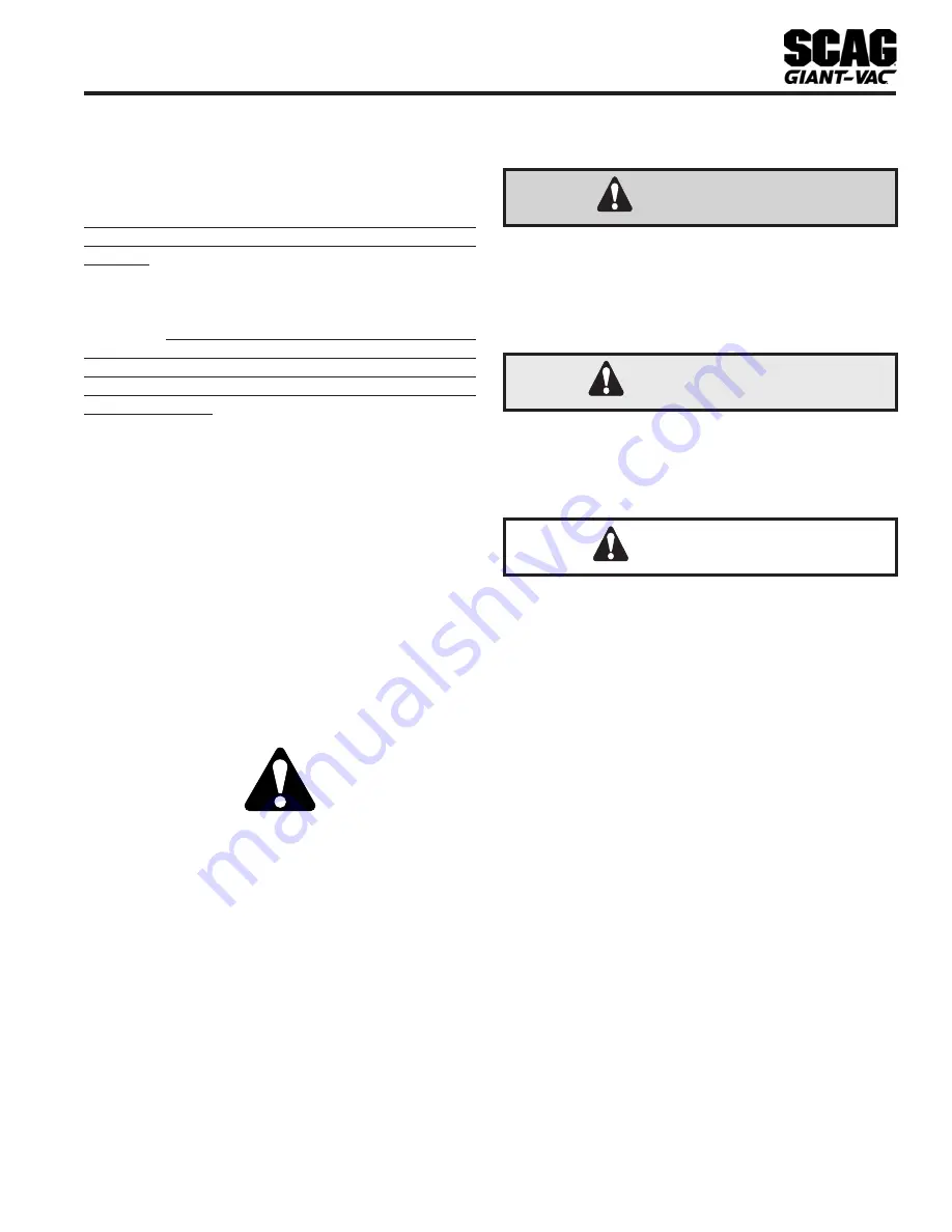 SCAC YV14-EA190 Operator'S Manual Download Page 7